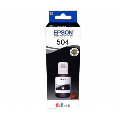 Tinta Inkuo Negra 127ML Compatible Epson T504 Ecotank
